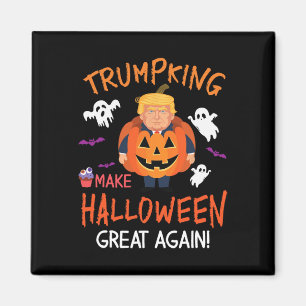 Donald Trump Kürbis Trumpking macht Halloween groß Magnet