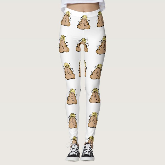 Donald Trump-Leggings gekackt Leggings (Vorderseite)