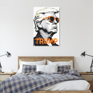 Donald Trump Leinwanddruck