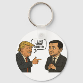 Donald Trump lobt Zelenskys offiziellen Anzug Schlüsselanhänger