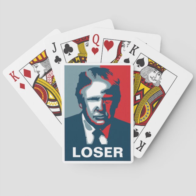 Donald Trump Loser  Spielkarten (Rückseite)