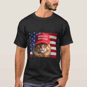 Donald Trump macht Cats wieder sicher Red Hat 2024 T-Shirt