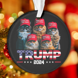 Donald Trump macht Cats wieder sicherer Red Hat 20 Ornament