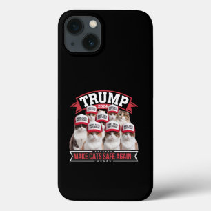 Donald Trump macht Katzen wieder sicher 2024 Debat Case-Mate iPhone Hülle