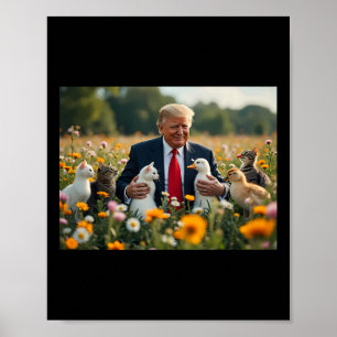 Donald Trump macht Katzen wieder sicher 2024 Dete  Poster