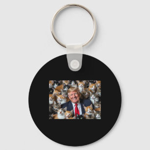 Donald Trump macht Katzen wieder sicher 2024 Detek Schlüsselanhänger