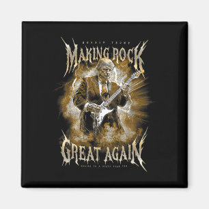 Donald Trump macht Rock Music wieder Vintag Magnet