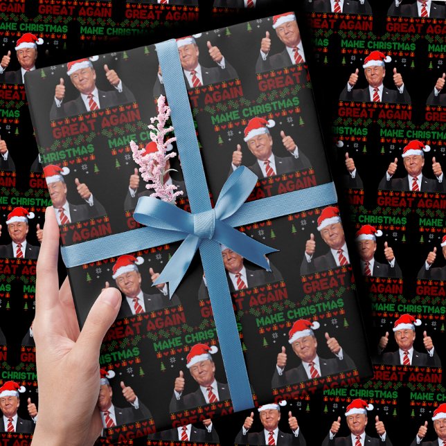 Donald Trump macht Weihnachten wieder großartig Geschenkpapier (Von Creator hochgeladen)