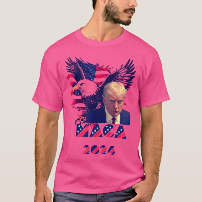 Donald Trump Maga 2024 Patriot T-Shirt (Vorderseite)