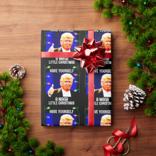 DONALD TRUMP MAGA WENIG FRÜHSTÜCKSBUCH GESCHENKPAPIER