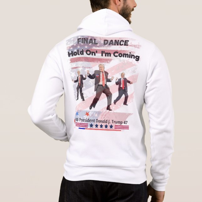 Donald Trump Men's Hoodie (Rückseite)