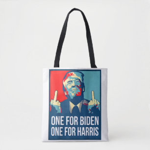 Donald Trump Middle Finger Biden Harris America Re