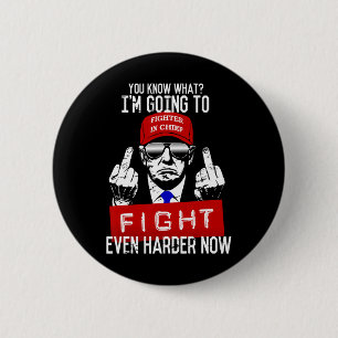 Donald Trump Middle Finger Dreht ab Pro Republ Button