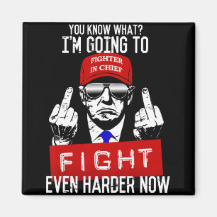 Donald Trump Middle Finger Dreht ab Pro Republ Magnet