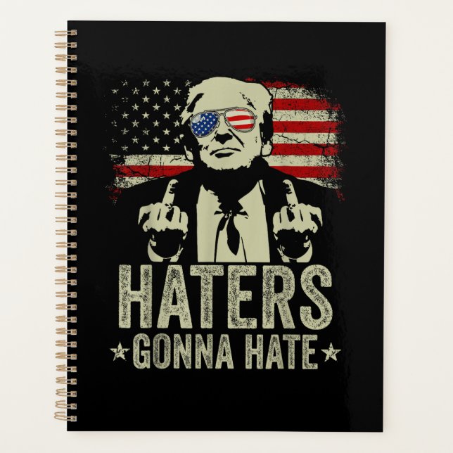 Donald Trump Middle Finger Planer (Vorderseite)