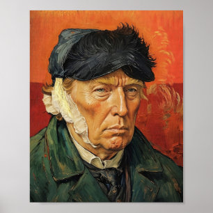 Donald Trump mit Bandaged Ear Poster