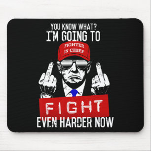 Donald Trump Mittelfinger gegen Pro Republikaner Mousepad