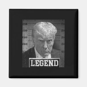 Donald Trump Mugshot 2024: Nicht schuldhafter Unte Magnet