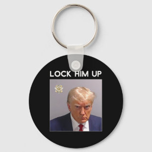 Donald Trump Mugshot Lock Ihn Up Trump Tasse Shot Schlüsselanhänger