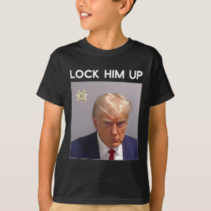 Donald Trump Mugshot Lock Ihn Up Trump Tasse Shot T-Shirt