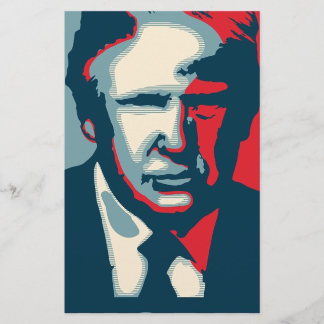 Donald Trump Nope Briefpapier (Vorderseite)