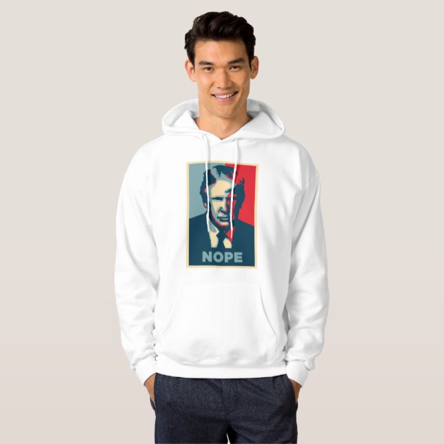 Donald Trump nope Herren gehooded Sweatshirt hoodi (Vorne ganz)