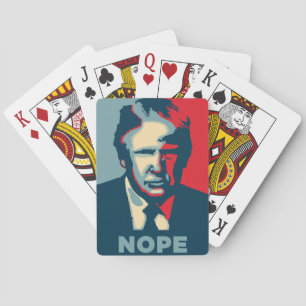 Donald Trump Nope Spielkarten