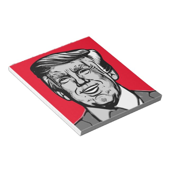 DONALD TRUMP NOTIZBLOCK (angewinkelt)