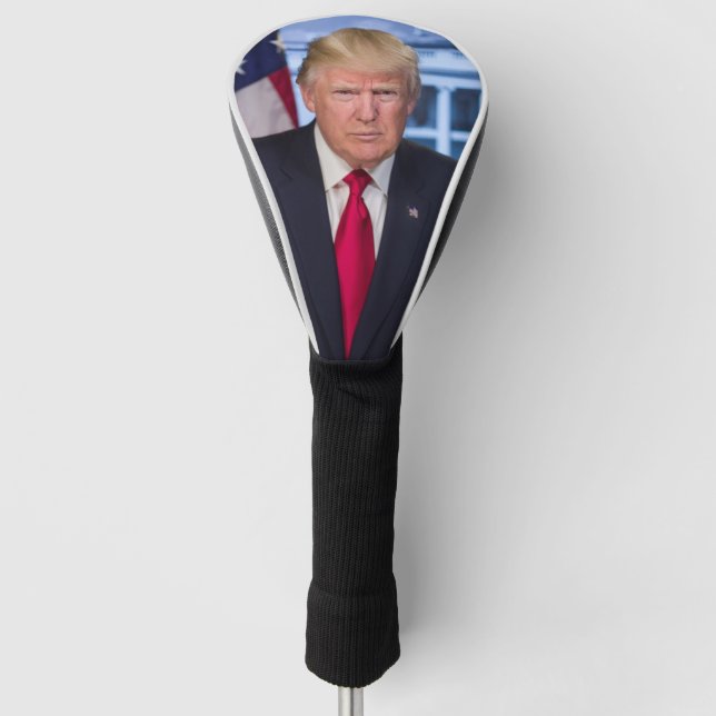 Donald Trump Offizielles Präsidentenportrait Golf Headcover (Vorderseite)