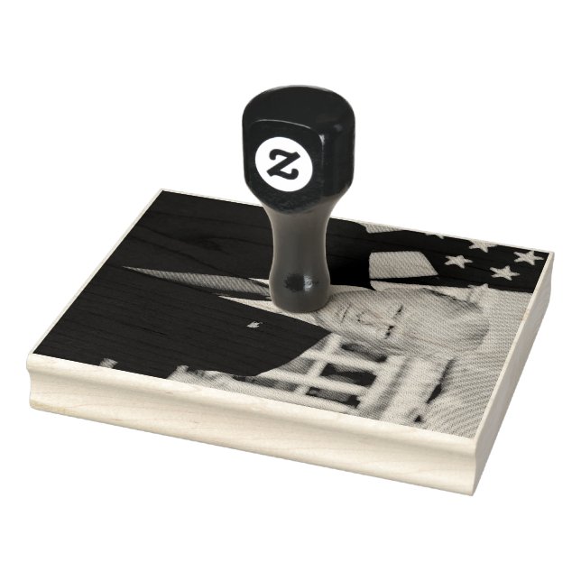 Donald Trump Offizielles Präsidentenportrait Gummistempel (Stempel)