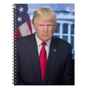Donald Trump Offizielles Präsidentenportrait Notizblock