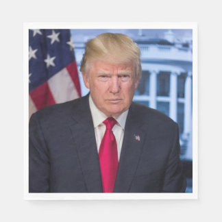 Donald Trump Offizielles Präsidentenportrait Serviette