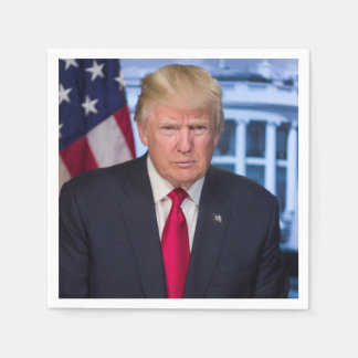 Donald Trump Offizielles Präsidentenportrait Serviette
