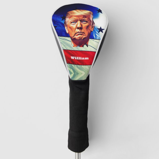 Donald Trump Old Glory Golf Headcover (Vorderseite)