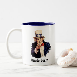 Donald Trump-Onkel Zweifarbige Tasse