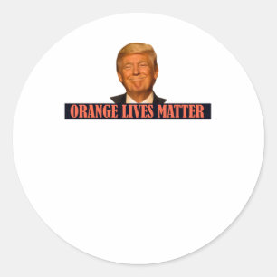 Donald Trump Orange Lives Sticker