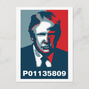 Donald Trump P01135809 Postkarte