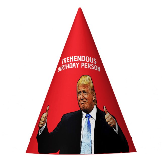 DONALD TRUMP PARTY HAT FÜR IHN HAT PARTYHÜTCHEN (Vorderseite)