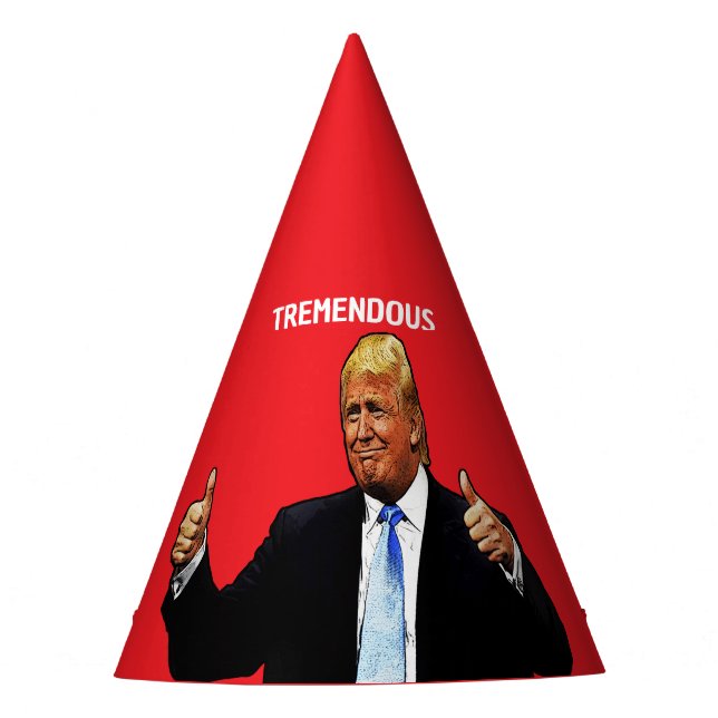 DONALD TRUMP PARTY HAT PARTYHÜTCHEN (Vorderseite)