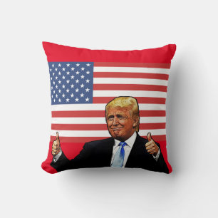 DONALD TRUMP PATRIOTIC 4TH JULI PILLOWS KISSEN