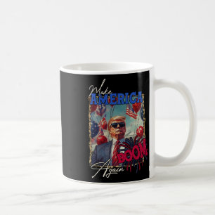 Donald Trump Patriotisches Feuerwerk macht 4. Juli Kaffeetasse