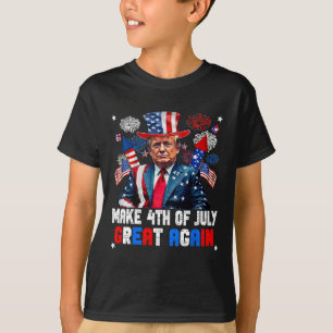 Donald Trump Patriotisches Feuerwerk macht 4. Juli T-Shirt