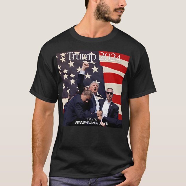 Donald Trump Pennsylvania 2024 T-Shirt (Vorderseite)