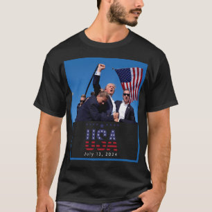 Donald Trump Pennsylvania Kundgebung Shooting 2024 T-Shirt
