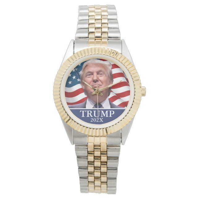 Donald Trump Personalisiert Name Armbanduhr (Vorderseite)