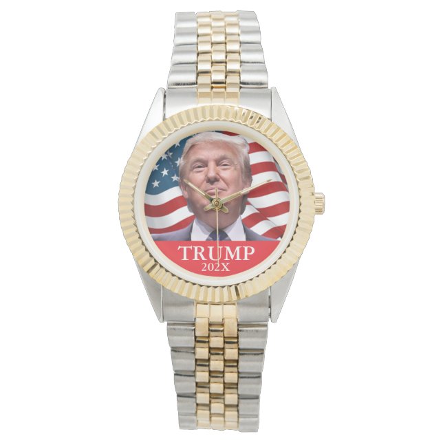 Donald Trump Personalized Name Armbanduhr (Vorderseite)