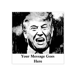 Donald Trump Politik der Custom Briefmarke Gummistempel