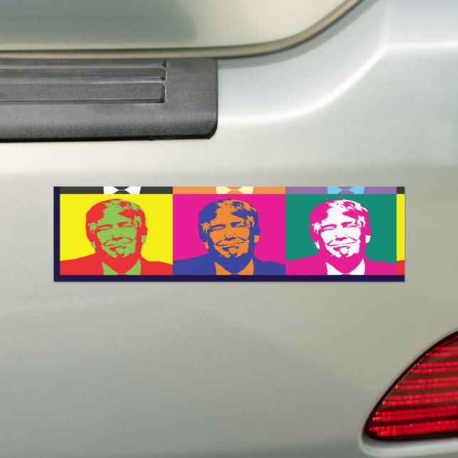 Donald Trump Pop Art Autoaufkleber (Auf Auto)