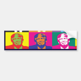 Donald Trump Pop Art Autoaufkleber