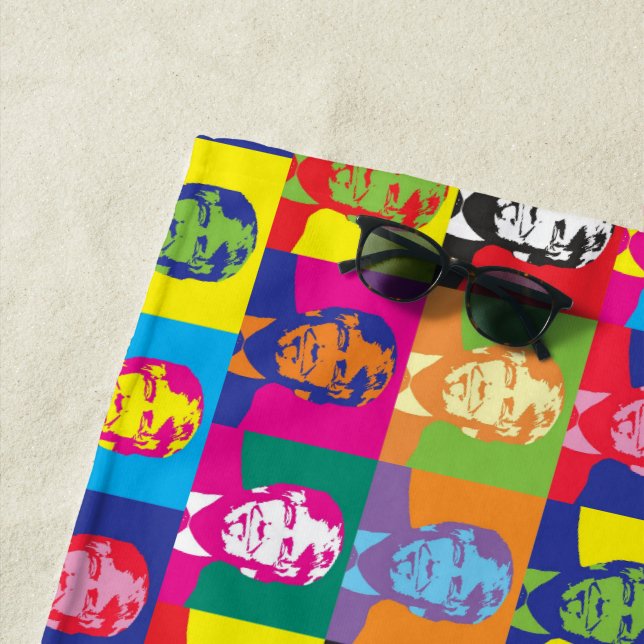 DONALD TRUMP POP ART BEACH TOWELLE STRANDTUCH (Beispiel)
